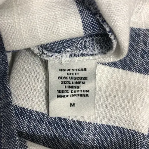 WILLOW Eli Open Back Linen Blend Jumpsuit Medium NWT