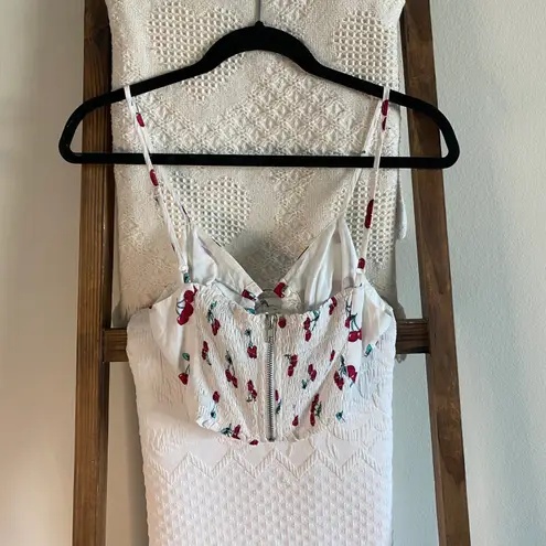 LF NWOT Millau from  cherry print cropped top