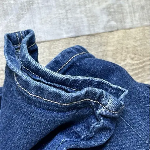 Evermore Denim Size XL Maternity Dark Blue Denim Jeans with Front Coin P…