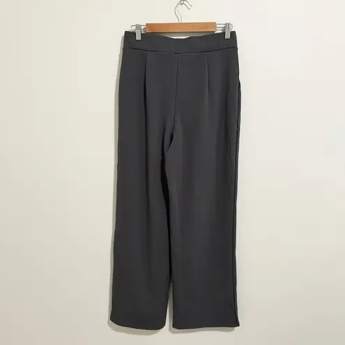 H&M NWT Charcoal Grey Wide Leg Pull On Pants