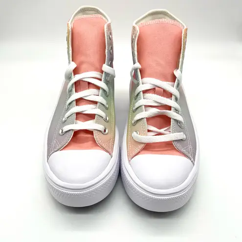 Converse  Chuck Taylor All Star Move Platform Rainbow Ombre Mermaid Platform Sneakers - Image 9