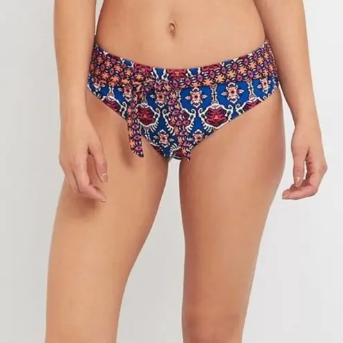 Princess Polly MinkPink Blue Red Orange Geometric Bikini Bottoms