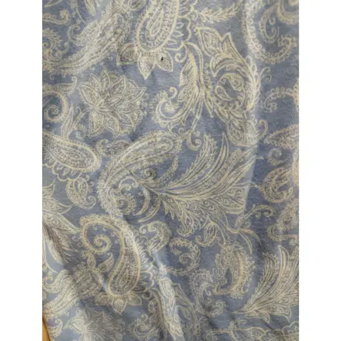 INC International Concepts NWT Size Small Blue Paisley Sleep Dress Nightgown