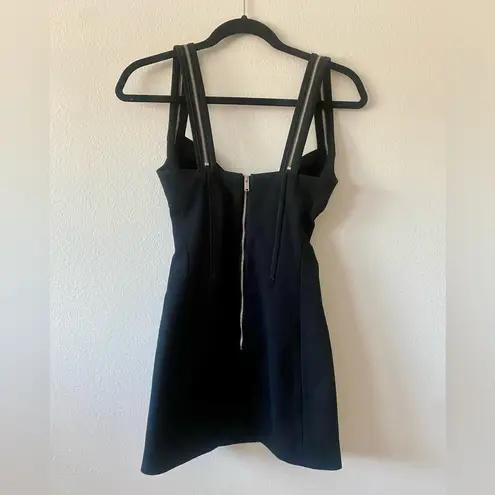 Dion Lee Zip Underwire Mini Dress Black Size 0