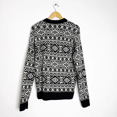 Abercrombie & Fitch  Oversized Fair Isle Knit Sweater – Women’s Size Small