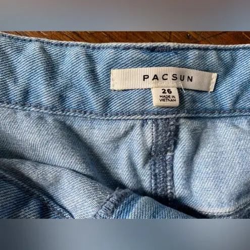 PacSun denim mini skirt