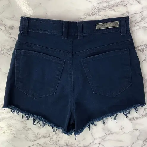 Gloria Vanderbilt  Dark Blue Custom Cutoff Shorts 4