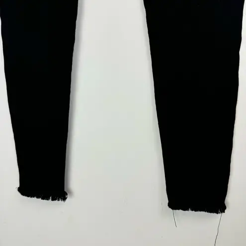 Kancan for Buckle Black High Rise Skinny Jeans Sz 24 Raw Hem