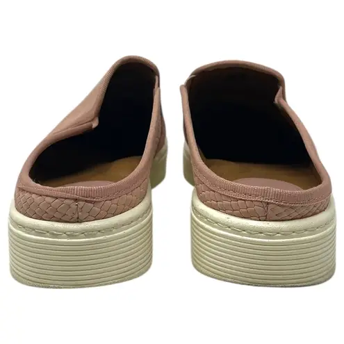 Sofft Suede Leather Slip On Pink Mule Sneaker Women’s Size 9.5M