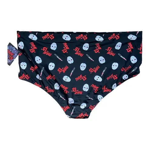 Warner Bros. Friday The 13th Women’s Mesh High Waisted Swim Bottoms Size 4XL NWT