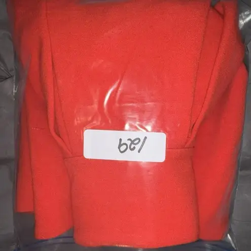 Maeve BY ANTHROPOLOGIE RED SKATER FULL SKIRT MINI ZIPPERED POCKETS WOMEN SIZE 0