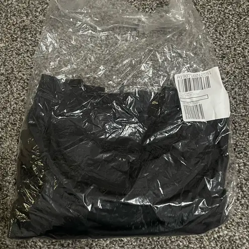 Susan Graver New Essential Black 3/4 Sleeve Shirt M