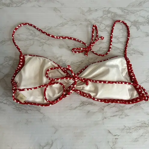 Victoria's Secret Victoria’s Secret y2K ladies red white polka dot bikini top size small