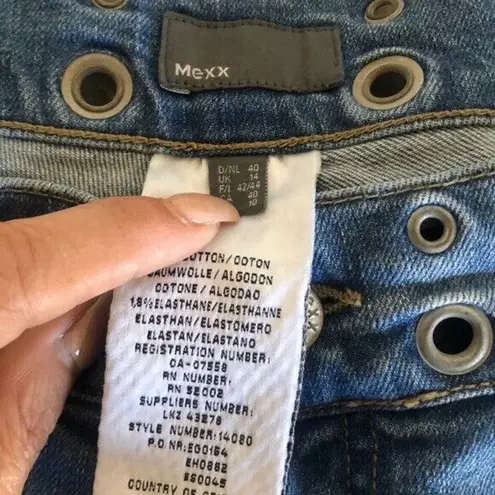 Mexx Capri jeans with eyelets capri denim‎ women’s size 10 - Image 5