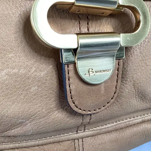 B Makowsky B. Makowsky Leather Shoulder Bag