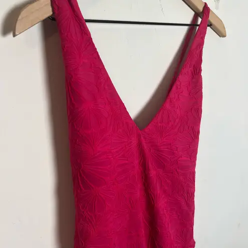 ANDIE SWIM- The Amalfi Swimsuit Pink Lava Floral One Piece Summer Pool Beach