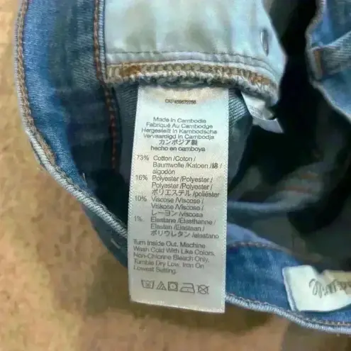 Madewell  Cali Demi Boot Cut Jeans Mid Rise Cropped Womens Size 23