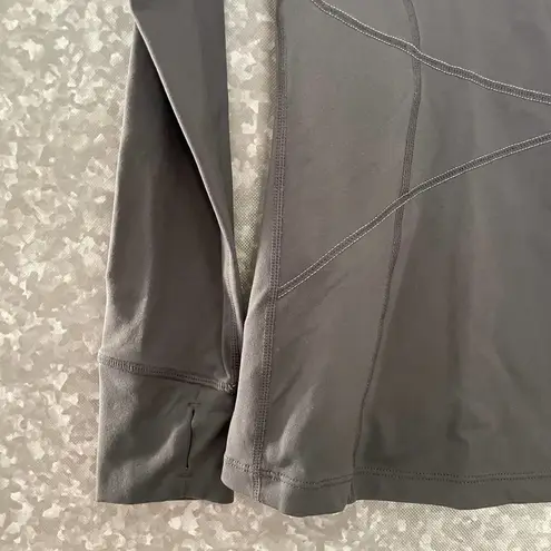 Skirt Sports Gray 1/2 Zip Pullover Activewear Jacket