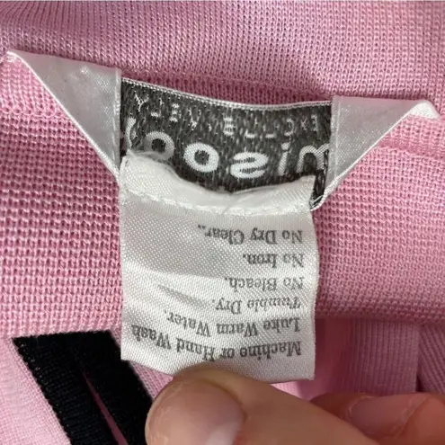 Misook Blazer Jacket Womens Size Small Petite Knit Petal Pink Feminine Easter