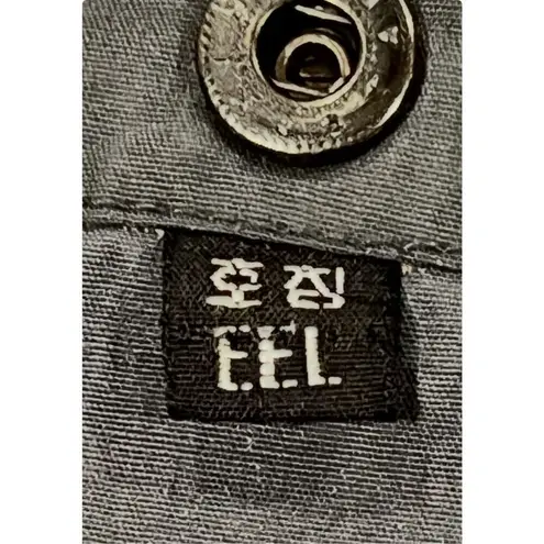 KOREAN CFLCOREX Cropped fabric bolero Jacket Orange Size M