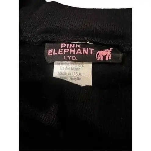 Pink Elephant vintage sweatshirt made in USA size M Black Size M