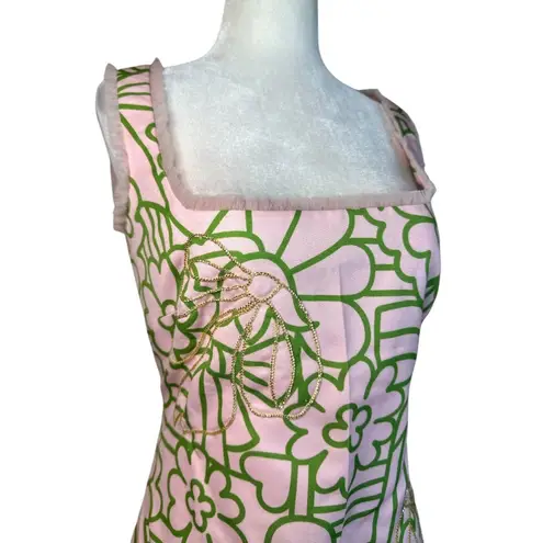 Papa Don't Preach x REVOLVE Lime Time All The Time Dress in Pink & Green Small