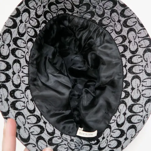 Vintage Y2K Gray & Black GG Logo Bucket Hat