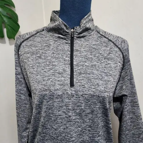 Cougar Sport Half Zip Long Sleeve Shirt Top Gray