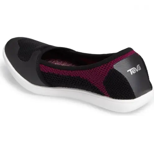 Teva New W/O Box Hydro-Life Ballerina Flats Shoes Sandals Black & Purple Size 7