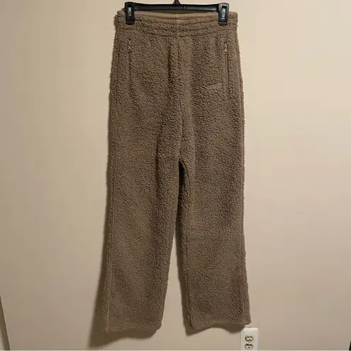 SKIMS Teddy Sherpa Wide Leg Lounge Track Pant- Size Small