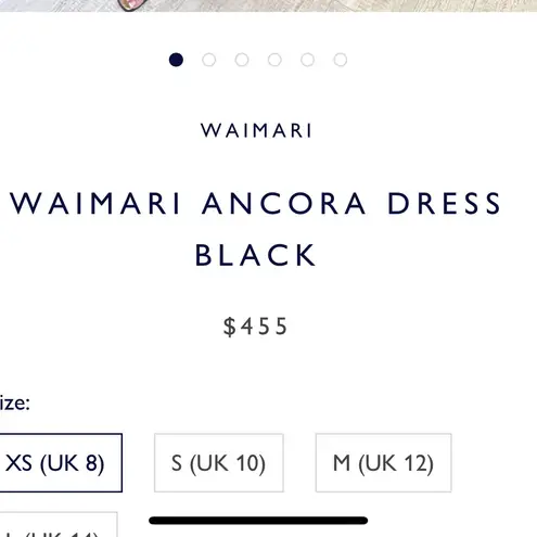 Waimari Black Ancora Dress