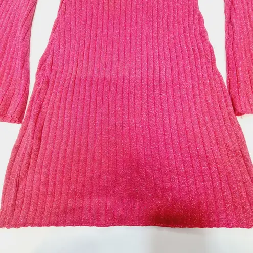 MORE TO COME Meira Mini Dress in Pink Metallic Medium