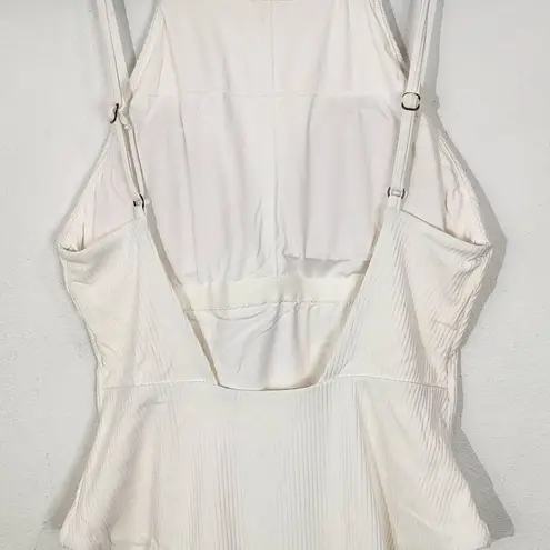 Cream One-Piece Swimsuit NWT Large Cream Andie One Piece Swimwear