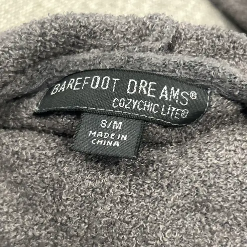 Barefoot Dreams Cozychic Lite Island Wrap Cardigan 903 Pockets Brown Small Med