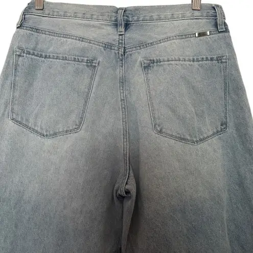 Kancan Kyla Ultra High Rise 90's distressed Baggy jeans size 13/30 Blue