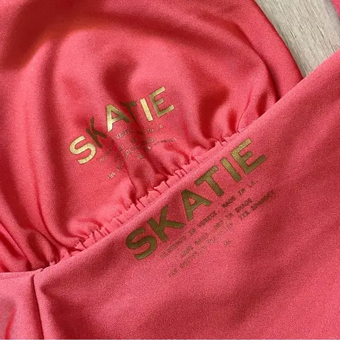 Skatie  Bikini Swimsuit darby top cheeky bottoms womens Blush (xlarge) beach