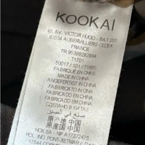 Kookai Women’s Charcoal Casual Trousers size 44 France
