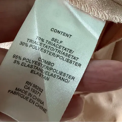 Tibi Relaxed High Rise Pleated Trouser Joggers in Peach Size 12