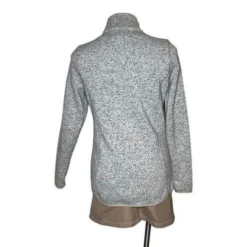 Top Of The World Paw Print Fleece Jacket Animal Lover Full Zip Grey Heather Womens Size Medium