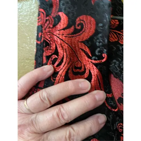 Lady Dorby size 14W tank top & jacket vintage Red