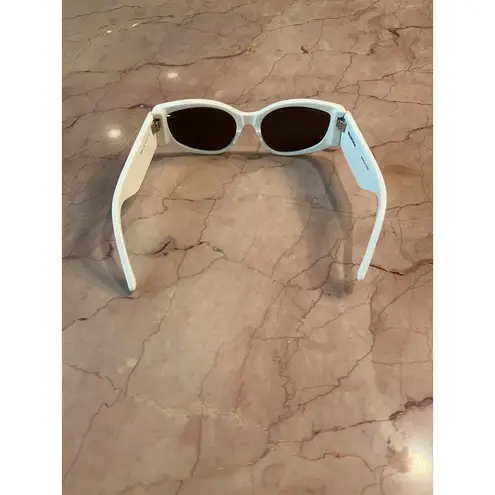 Balenciaga Max Sunglasses in Ivory New with Case Womens BB0258S-003 Sunnies