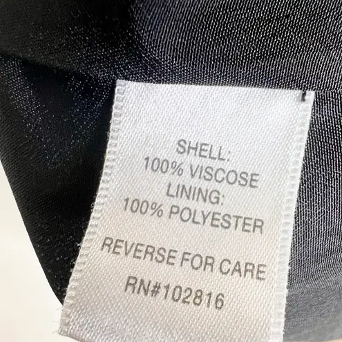 Garnet Hill Bohemian Pocket Dress Black Size 10