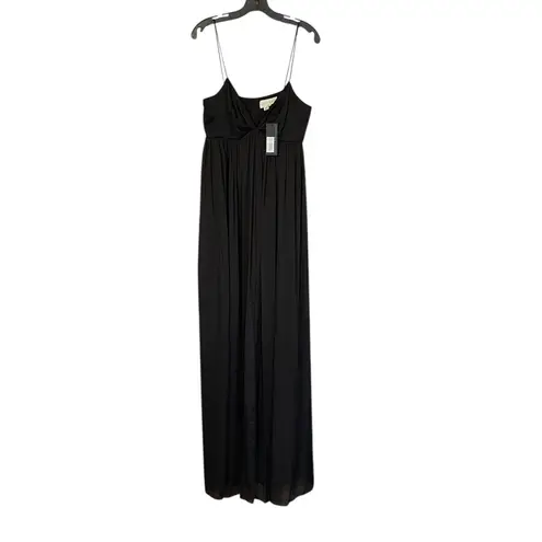 Sachin + Babi NEW Size 10 Jessica Crinkle Gorgette Empire Waist Maxi Gown Black - Image 3