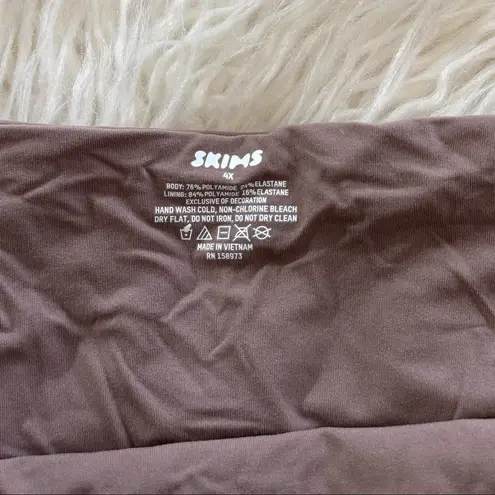 SKIMS Fits Everybody Bandeau Umber Size 4X