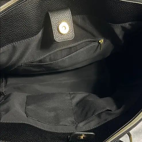 Swiss Gear RosaLyn 14” Laptop Black Leather Tote Bag