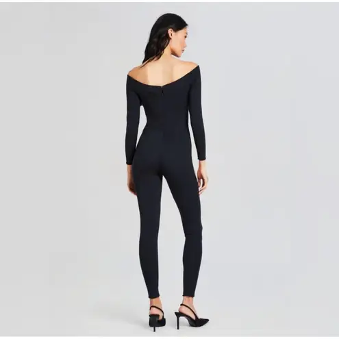 NWT SER.O.YA Andromeda Cut out Catsuit Black Sz Large $348