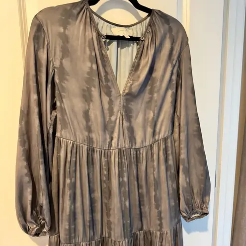 Brochu Walker Gray Long Sleeve Maxi Dress | XS