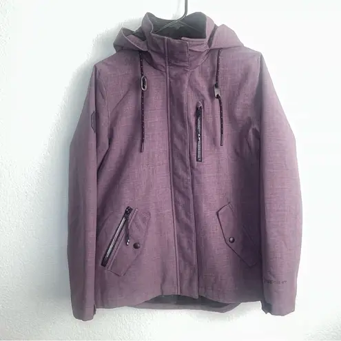 Free Country Double Zipper Front Hooded Jacket Size S