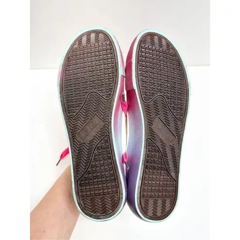 Olivia Miller  Shoes Womens Size 8 Sneaker Gazelle White Canvas Pink Ombre Casual