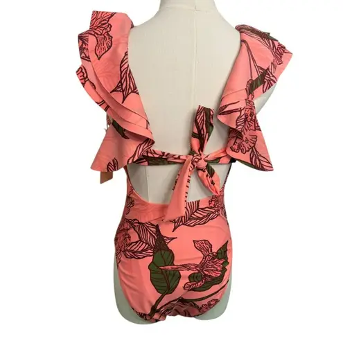 Hutch Calla Ruffle One-Piece Swimsuit. SZ:Small